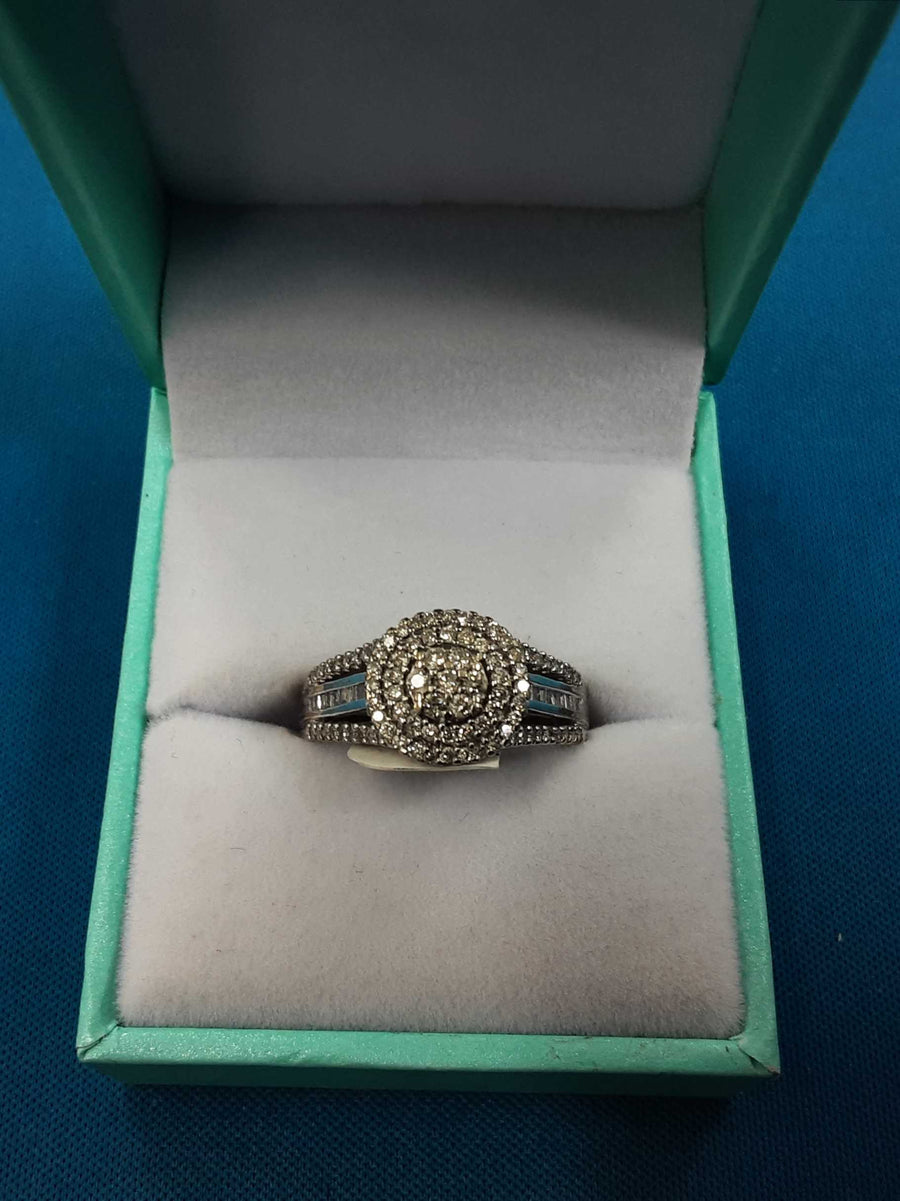 Women's Ring - White Gold 10k (.417) 4.2 grams Size 5