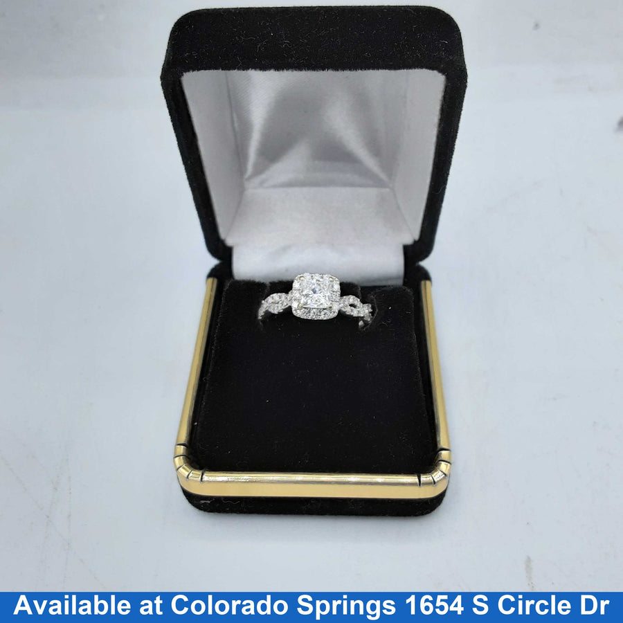 Women's Ring - White Gold 14k (.585) 4.1 grams Size 7