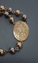 Bead Chain - Tricolor Gold 18k (.750) 58.1 grams 24 inch