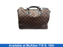 Louis Vuitton Speedy Bandoulière 30 Damier Ebene Canvas Brown Purse / Handbag