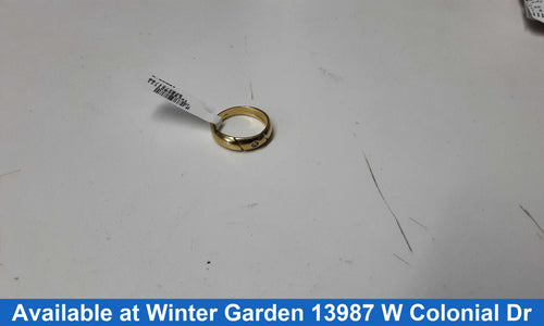 Ring - Wedding Band - Yellow Gold 14k (.585) 4 grams Size 8
