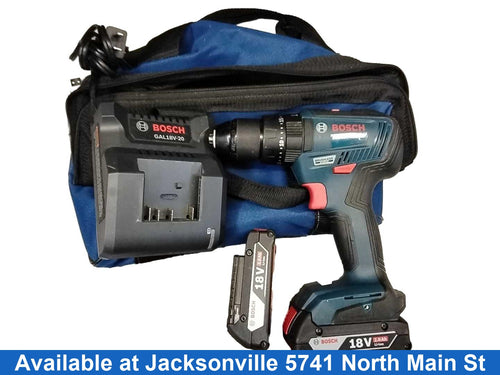 Bosch Gsb18v-490 Blue Cordless Hammer Drill