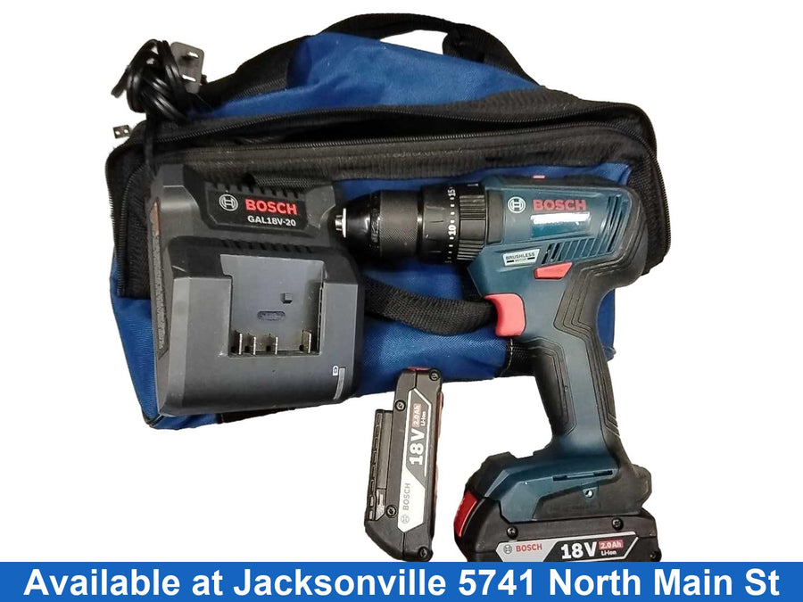 Bosch Gsb18v-490 Blue Cordless Hammer Drill