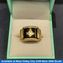 Men's Ring - Yellow Gold 10k (.417) 6.5 grams Size 10