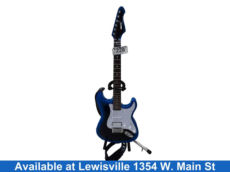 Musily Melody Pulse Blue Electric Classic Guitar
