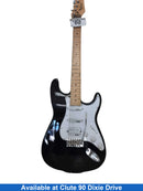 Indio Dlxplus Black Electric Classic Guitar