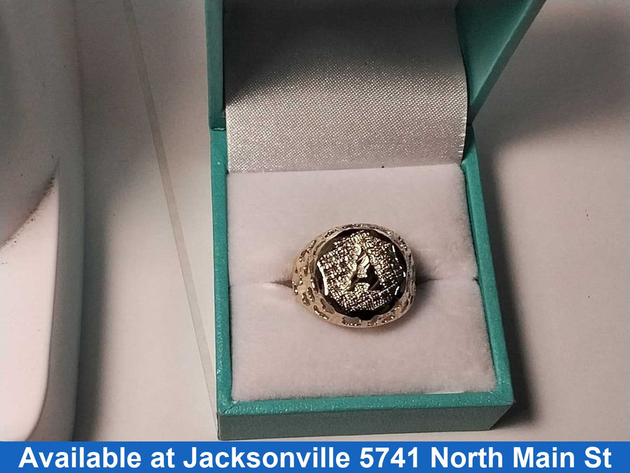 Men's Ring - Yellow Gold 10k (.417) 3.5 grams Size 7.5
