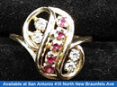 Women's Ring - Yellow Gold 10k (.417) 3.6 grams Size 6.5