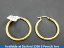 Bangle Earring Yellow Gold 14k (.585) 3.7 grams