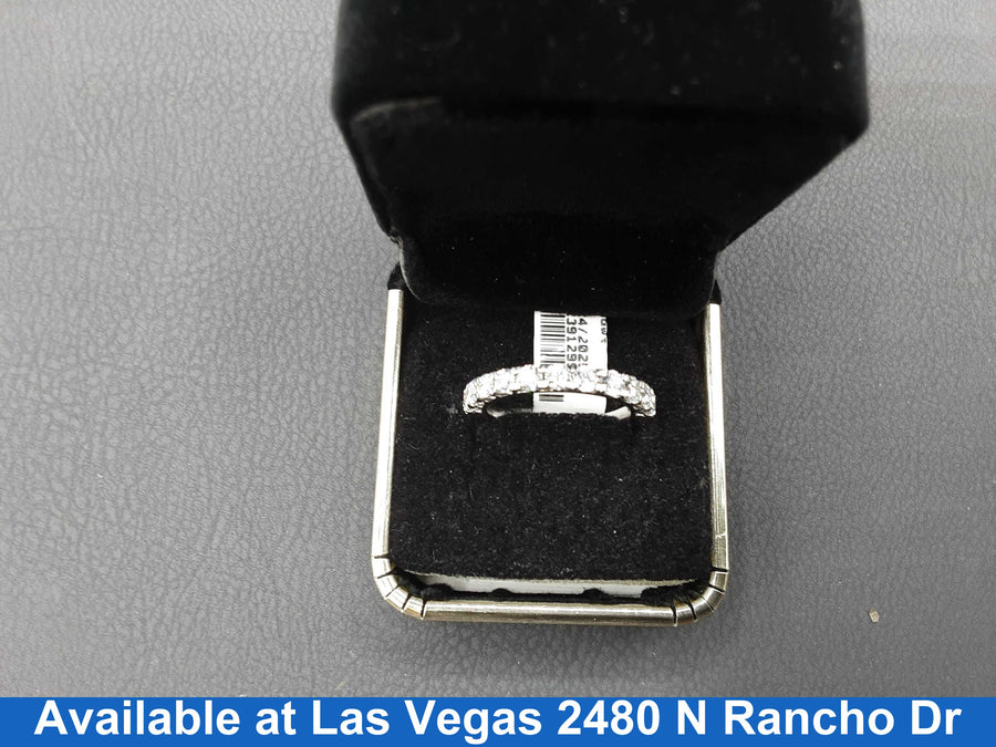 Ring - Wedding Band - White Gold 14k (.585) 3.5 grams Size 7