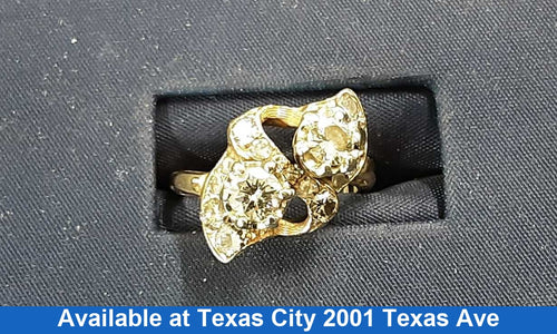 Women's Ring - Yellow Gold 14k (.585) 3.4 grams Size 7