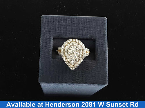 Women's Ring - Yellow Gold 10k (.417) 4.4 grams Size 7.5
