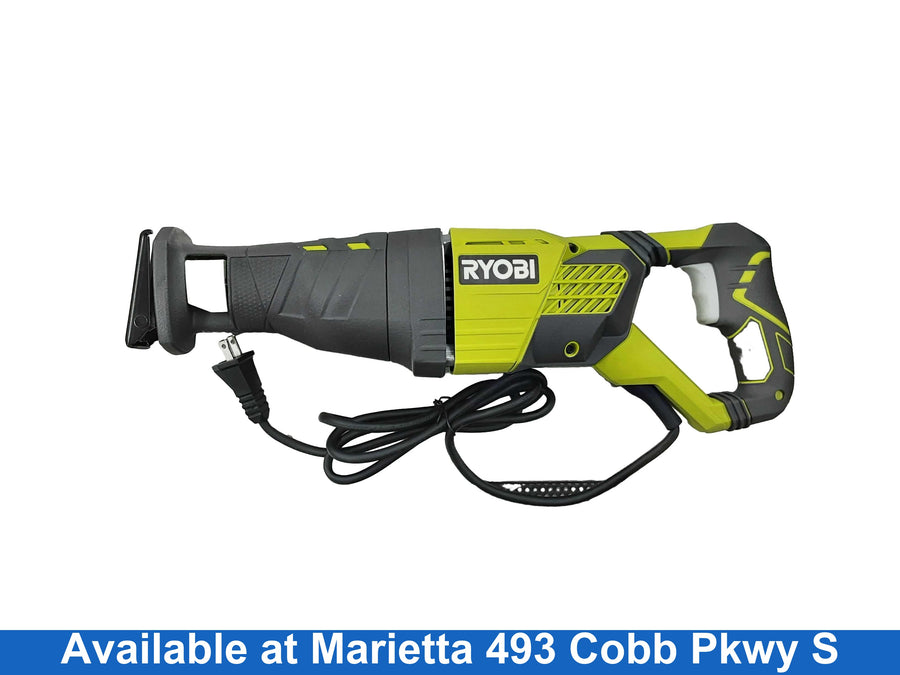 Ryobi Rj1861v Green Corded Reciprocating Saw