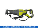 Ryobi Rj1861v Green Corded Reciprocating Saw