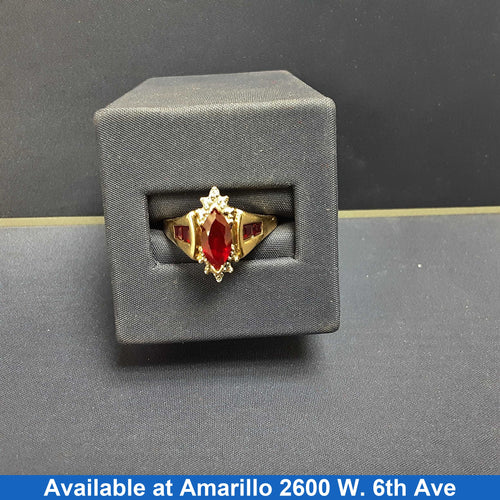 Women's Ring - Yellow Gold 10k (.417) 3.7 grams Size 9