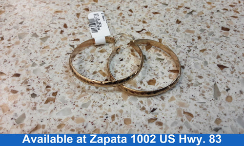 Bangle Earrings - Yellow Gold 10k (.417) 2.3 grams