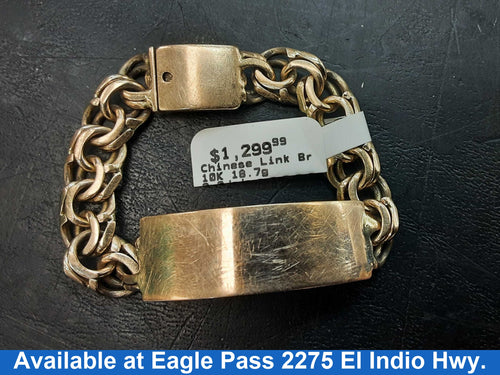 Bracelet - Yellow Gold 10k (.417) 18.7 grams 6 inch