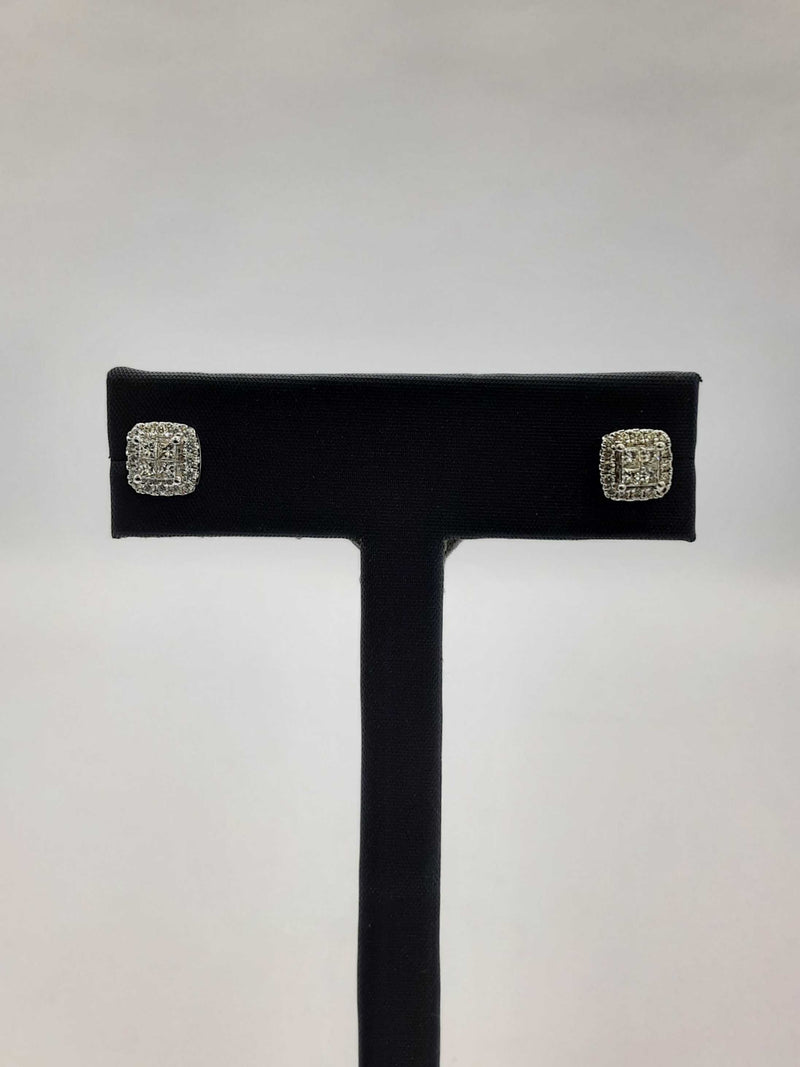 14kt Diamond Stud Earrings