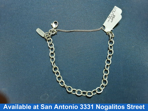 Link Bracelet - Silver 7.8 grams 8 inch