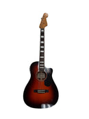 Fender Sce 3ts Beige / Tan Acoustic / Electric Classic Guitar