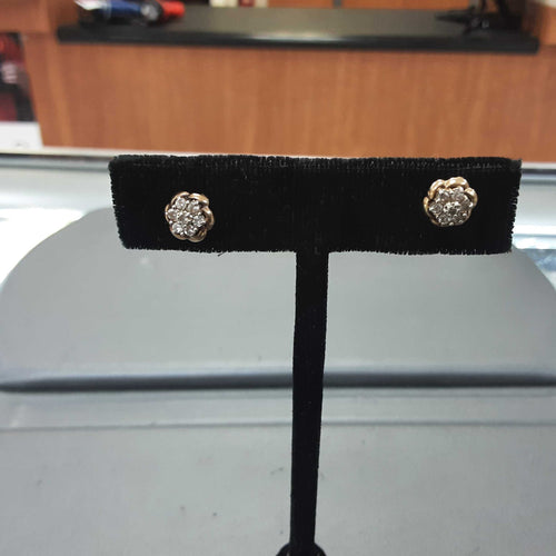 Earrings - Yellow Gold 10k (.417) 1.7 grams