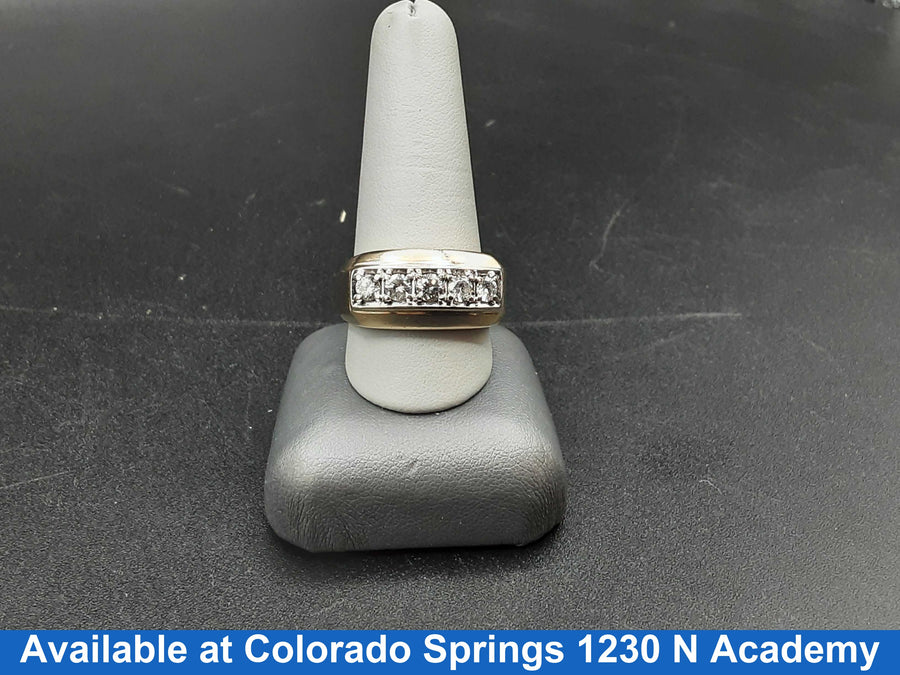 Men's Ring - Yellow Gold 14k (.585) 8.4 grams Size 10