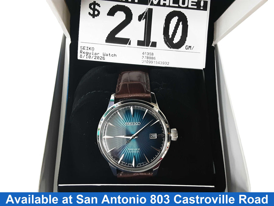 Seiko 4r35b Black Regular Watch