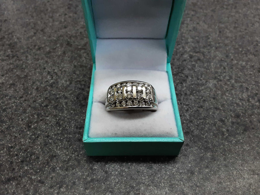 Men's Ring - White Gold 14k (.585) 11.7 grams Size 12