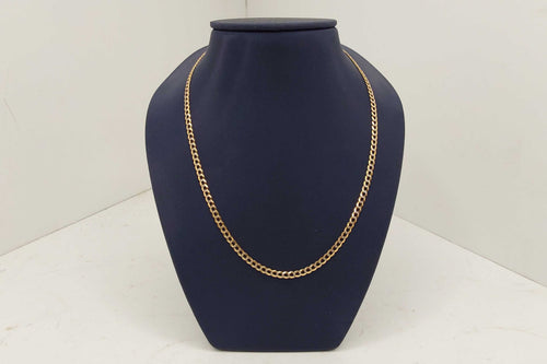 Cuban Link Chain - Yellow Gold 14k (.585) 5.888 grams 18 inch