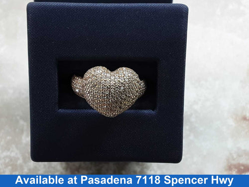 Women's Ring - Yellow Gold 10k (.417) 3.9 grams Size 20