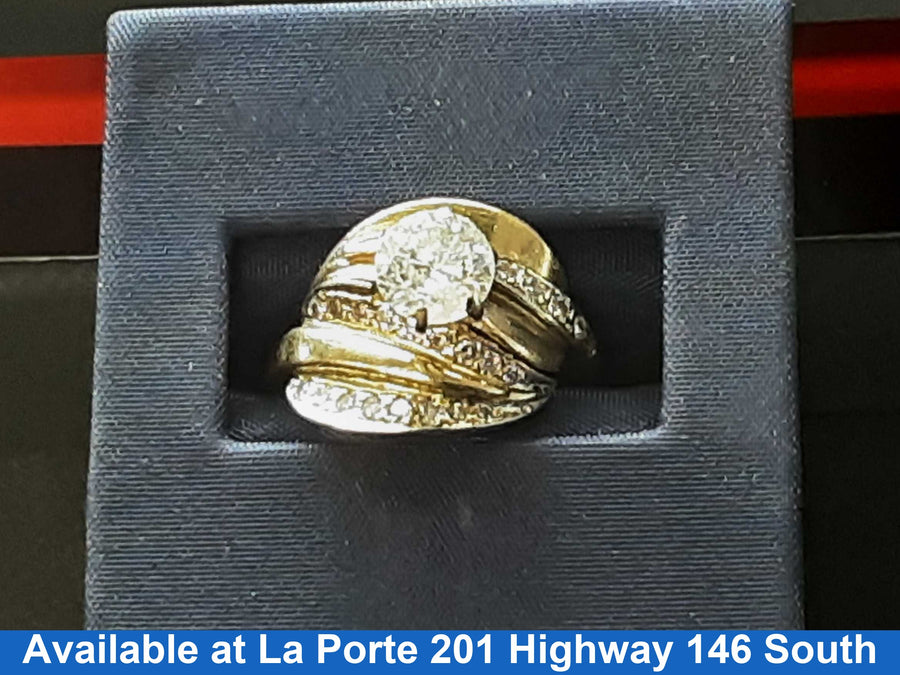Women's Ring - Yellow Gold 14k (.585) 6 grams Size 4