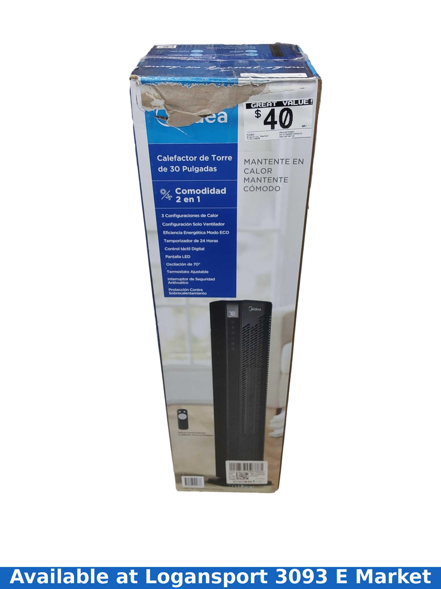 Midea Mshc30td5bbv Gray Space / Room Heater
