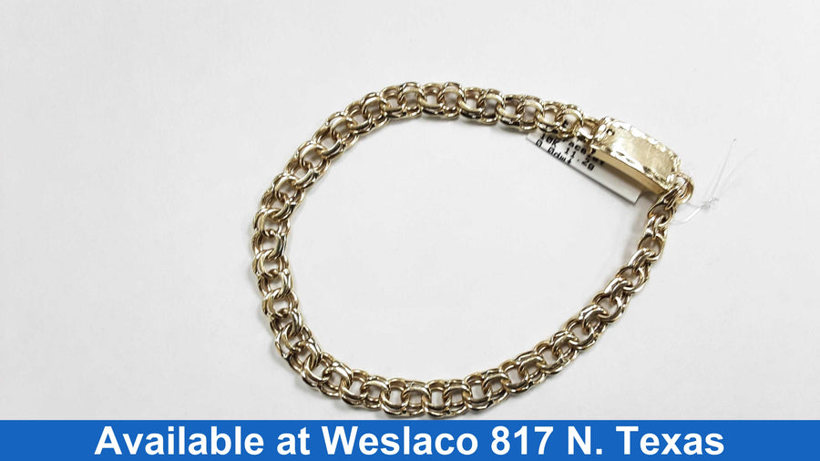 Bracelet - Yellow Gold 10k (.417) 11.2 grams 7 inch