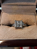 Ring - Wedding Set - Yellow Gold 14k (.585) 6.9 grams Size 9