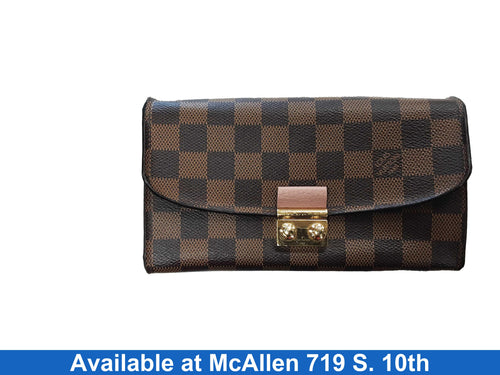 Louis Vuitton Corisette Damier Ebene Crossbody Brown Purse / Handbag