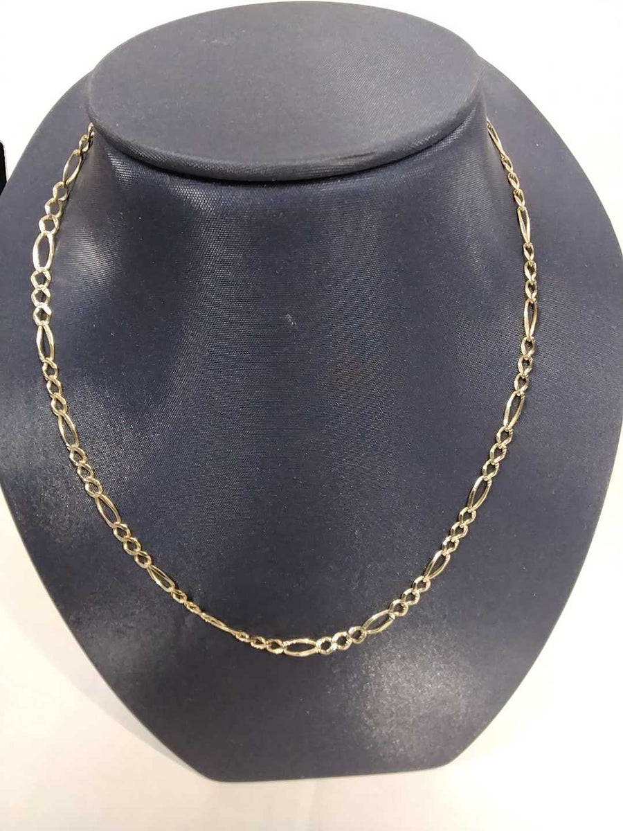 Figaro Chain - Yellow Gold 14k (.585) 7.9 grams 24 inch
