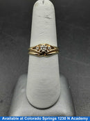 Women's Ring - Solitaire - Yellow Gold 14k (.585) 3.6 grams Size 7