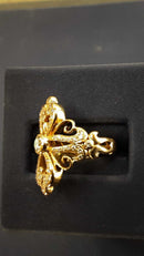 Women's Ring - Yellow Gold 18k (.750) 6.7 grams Size 4