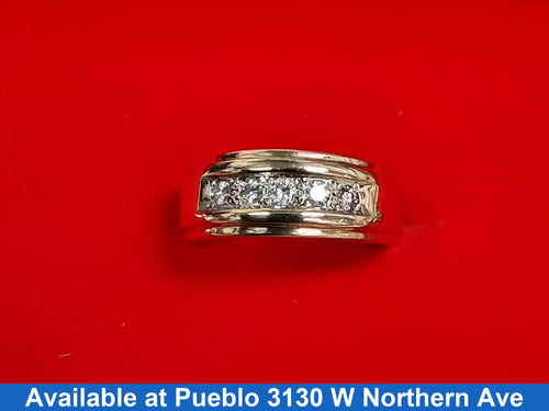 Ring - Wedding Band - Yellow Gold 14k (.585) 8.2 grams Size 9
