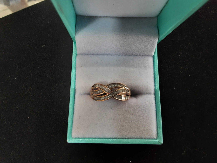 Women's Ring - Rose Gold 10k (.417) 2.5 grams Size 6.5