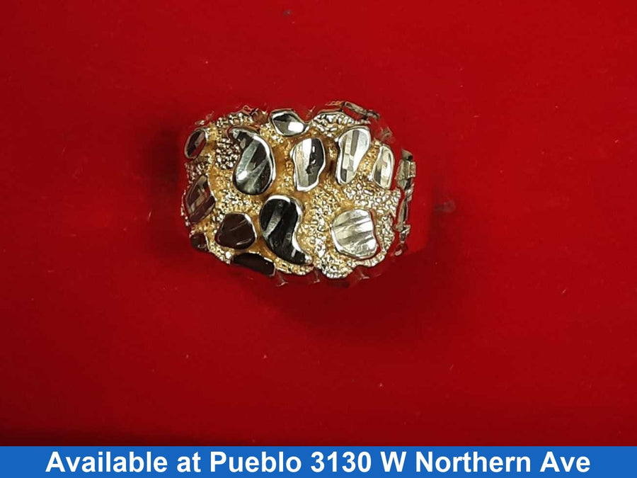 Men's Ring - Yellow Gold 10k (.417) 3.9 grams Size 9.5