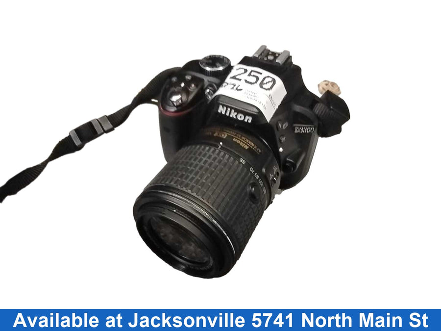 Nikon D3300 Black Digital SLR Camera