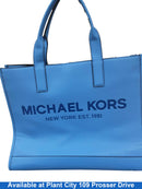 Michael Kors 37s4lct41 Blue Purse / Handbag