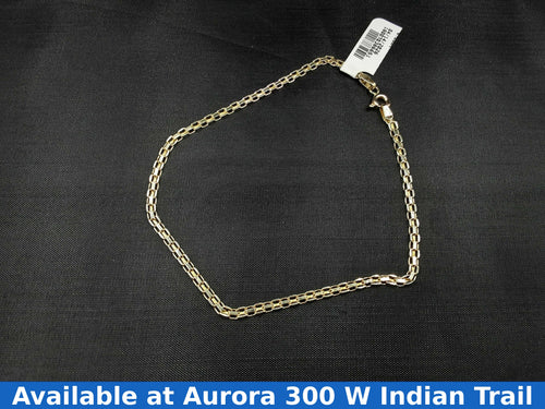 Link Bracelet - Yellow Gold 14k (.585) 2.8 grams 9 inch