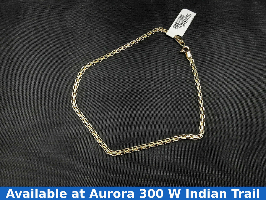 Link Bracelet - Yellow Gold 14k (.585) 2.8 grams 9 inch