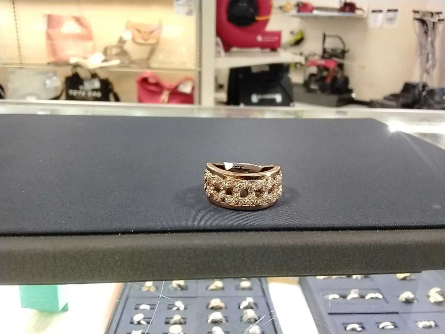 Women's Ring - Anniversary - Rose Gold 10k (.417) 7.8 grams Size 10