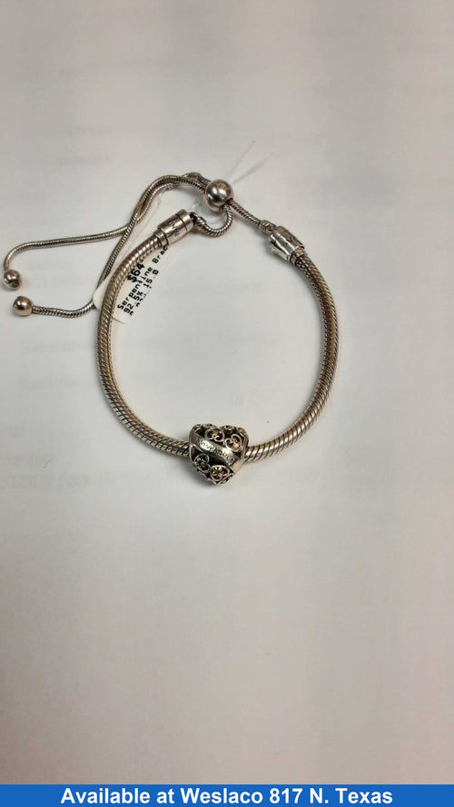 Serpentine Bracelet - Silver 15 grams 6 inch