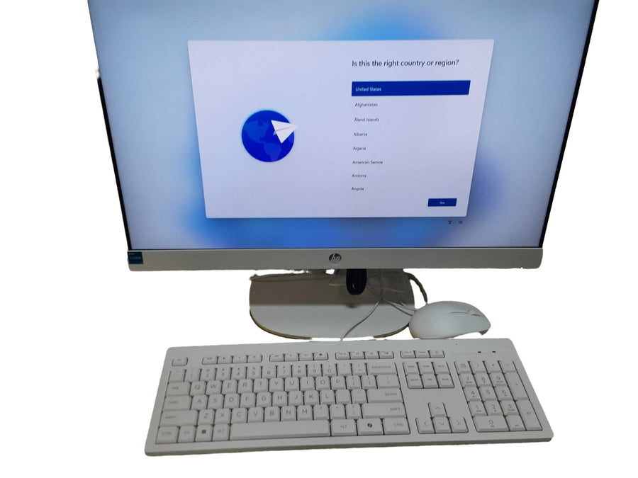 Hp 24-cr0014 Intel Core I3 - 10th Generation 8 Gb 500 Gb White Desktop
