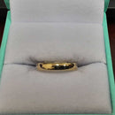 Ring - Wedding Band - Yellow Gold 10k (.417) 1.5 grams Size 4
