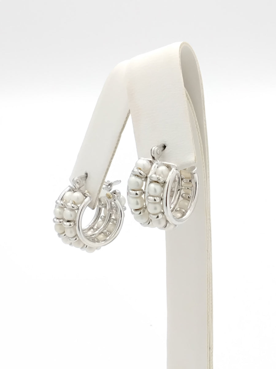 Pearl Earrings - White Gold 14k (.585) 5.8 grams